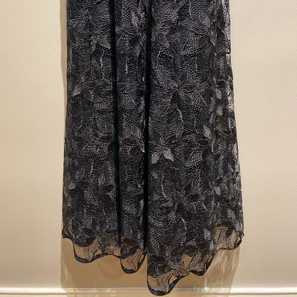 Gamba Paris Black Lace Floral Dress - Picture 8 of 8